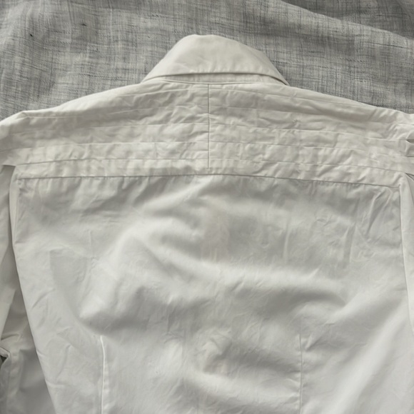 Ralph Lauren black label puff sleeve white shirt - Picture 5 of 8